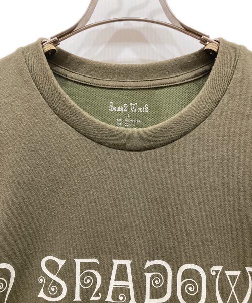 South2 West8（サウスツー ウエストエイト）south2 west8 (サウスツー ウエストエイト) S/S Crew Neck Tee オリーブ サイズ:SIZE Lの古着・服飾アイテム
