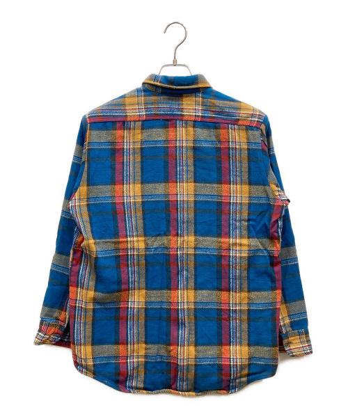big mac（ビッグマック）BIG MAC (ビッグマック) 70'sネルシャツ ブルー サイズ:SIZE Mの古着・服飾アイテム