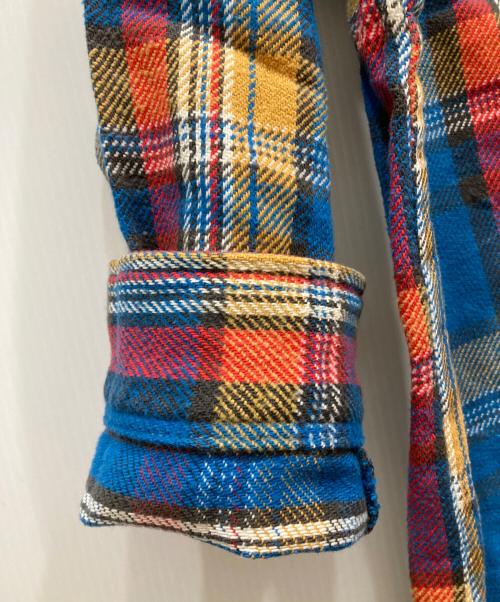 big mac（ビッグマック）BIG MAC (ビッグマック) 70'sネルシャツ ブルー サイズ:SIZE Mの古着・服飾アイテム