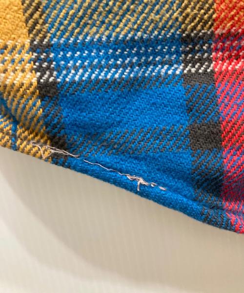 big mac（ビッグマック）BIG MAC (ビッグマック) 70'sネルシャツ ブルー サイズ:SIZE Mの古着・服飾アイテム