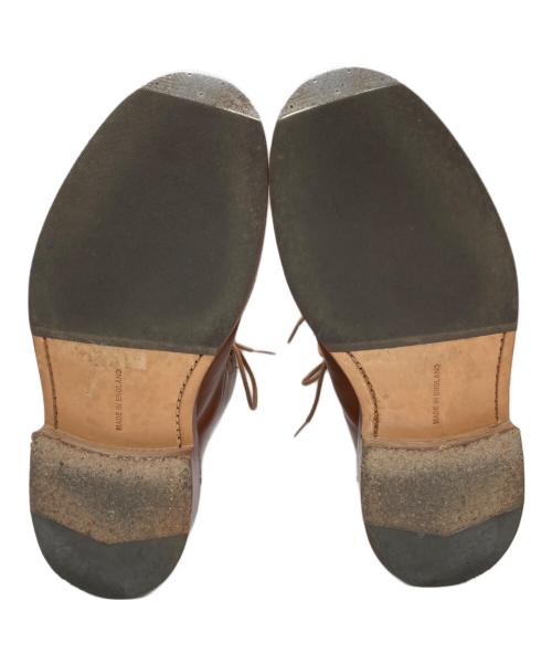 Tricker's（トリッカーズ）Tricker's (トリッカーズ) UNION WORKS (ユニオンワークス) 別注イミテーションキャップトゥ レースアップブーツ ブラウン サイズ:SIZE 8.5の古着・服飾アイテム