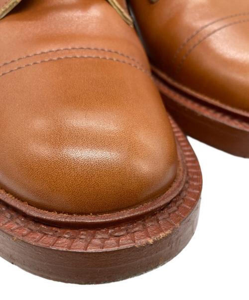 Tricker's（トリッカーズ）Tricker's (トリッカーズ) UNION WORKS (ユニオンワークス) 別注イミテーションキャップトゥ レースアップブーツ ブラウン サイズ:SIZE 8.5の古着・服飾アイテム