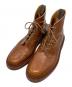 Tricker's（トリッカーズ）の古着「別注イミテーションキャップトゥ レースアップブーツ」｜ブラウン