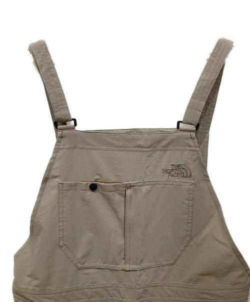 THE NORTH FACE（ザ ノース フェイス）THE NORTH FACE (ザ ノース フェイス) TNFビーフリーオーバーオール ベージュ サイズ:SIZE Lの古着・服飾アイテム