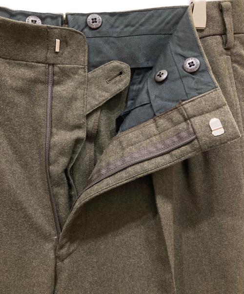 POLO RALPH LAUREN（ポロ・ラルフローレン）POLO RALPH LAUREN (ポロ・ラルフローレン) ウールスラックス カーキ サイズ:不明の古着・服飾アイテム