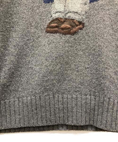 POLO RALPH LAUREN（ポロ・ラルフローレン）POLO RALPH LAUREN (ポロ・ラルフローレン) ポロベアニット グレー サイズ:SIZE Lの古着・服飾アイテム