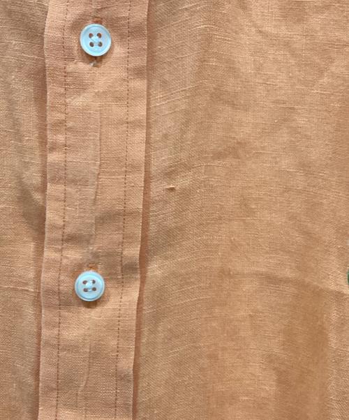 RALPH LAUREN（ラルフローレン）RALPH LAUREN (ラルフローレン) リネンシャツ オレンジ サイズ:SIZE Lの古着・服飾アイテム