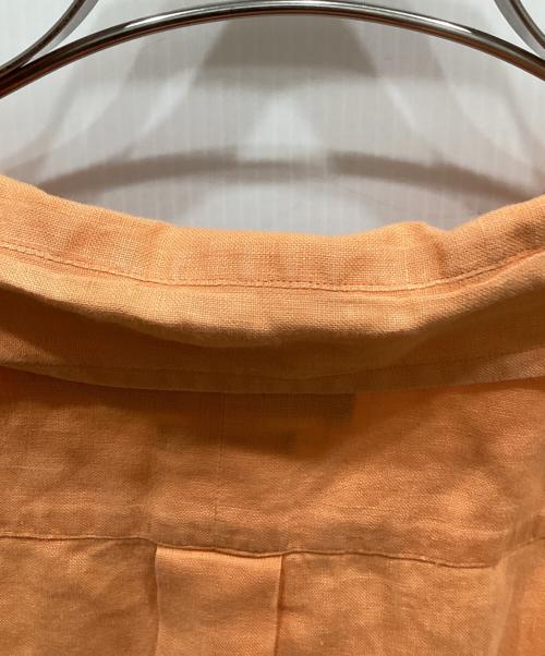 RALPH LAUREN（ラルフローレン）RALPH LAUREN (ラルフローレン) リネンシャツ オレンジ サイズ:SIZE Lの古着・服飾アイテム