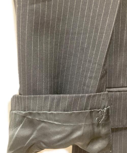 Belvest（ベルヴェスト）Belvest (ベルヴェスト) ストライプテーラードジャケット ブラック サイズ:SIZE 42の古着・服飾アイテム