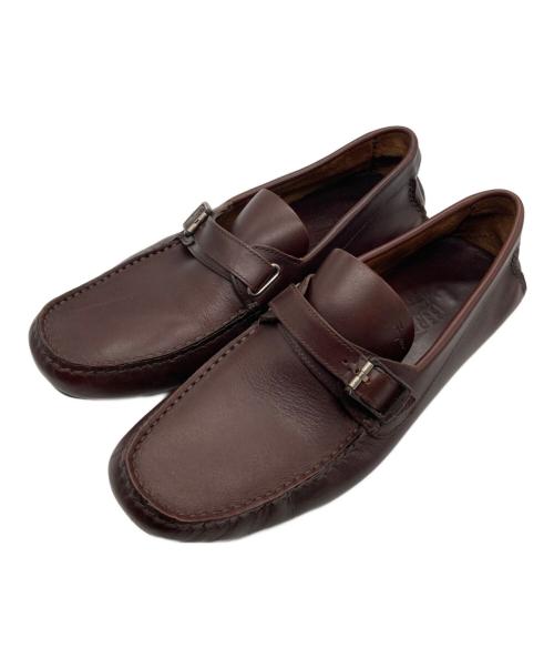 Salvatore Ferragamo（サルヴァトーレ フェラガモ）Salvatore Ferragamo (サルヴァトーレ フェラガモ) ストラップシューズ ブラウン サイズ:SIZE 7の古着・服飾アイテム