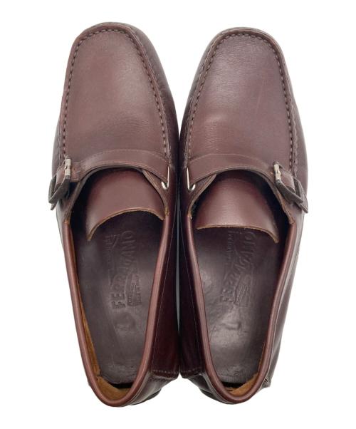 Salvatore Ferragamo（サルヴァトーレ フェラガモ）Salvatore Ferragamo (サルヴァトーレ フェラガモ) ストラップシューズ ブラウン サイズ:SIZE 7の古着・服飾アイテム