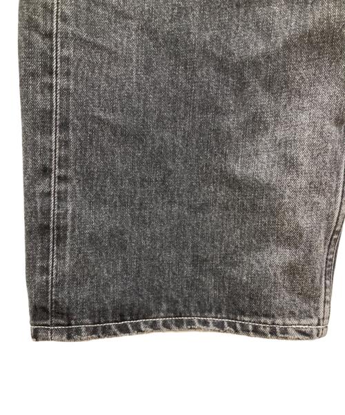 HUF（ハフ）HUF (ハフ) ダメージリペア加工デニムパンツ ブラック サイズ:32の古着・服飾アイテム