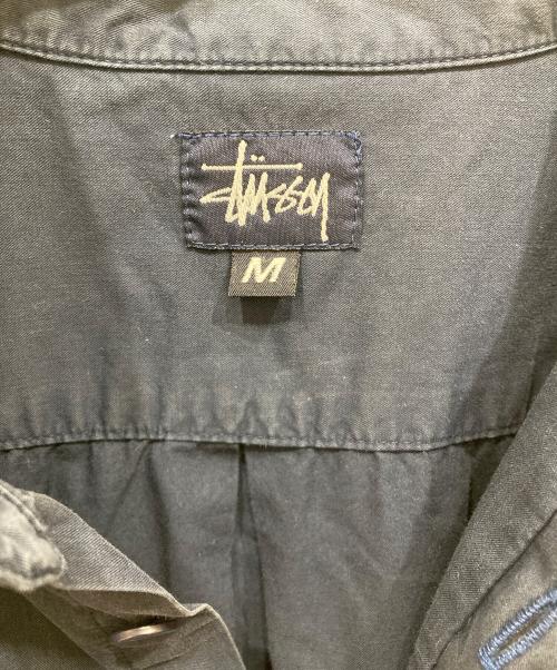 stussy（ステューシー）stussy (ステューシー) オールド半袖シャツ ネイビー サイズ:SIZE Mの古着・服飾アイテム