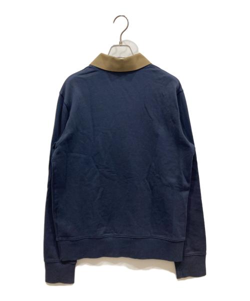 Acne studios（アクネ ストゥディオス）Acne studios (アクネ ストゥディオス) ポロシャツ ネイビー×ベージュ サイズ:SIZE XSの古着・服飾アイテム