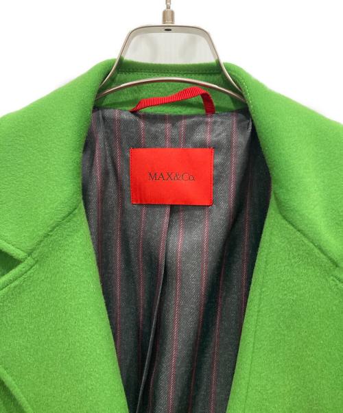 MAX&Co.（マックスアンドコー）MAX&Co. (マックスアンドコー) ラナウェイコート グリーン サイズ:SIZE 48の古着・服飾アイテム