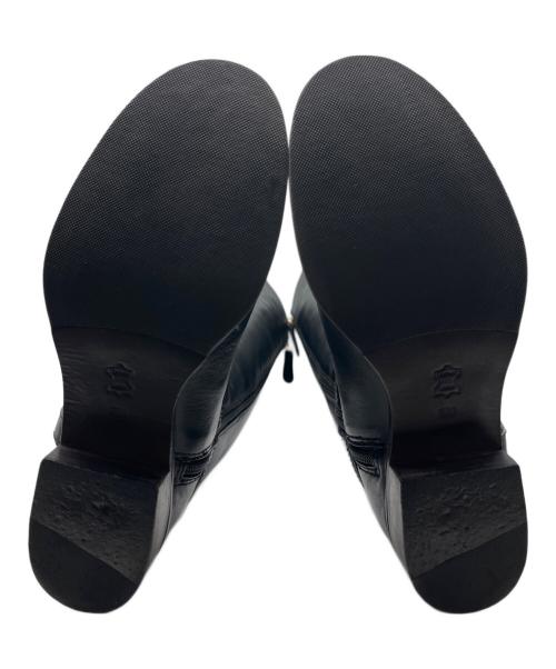 TORY BURCH（トリーバーチ）TORY BURCH (トリーバーチ) レザーロングブーツ ブラック サイズ:SIZE 6Mの古着・服飾アイテム