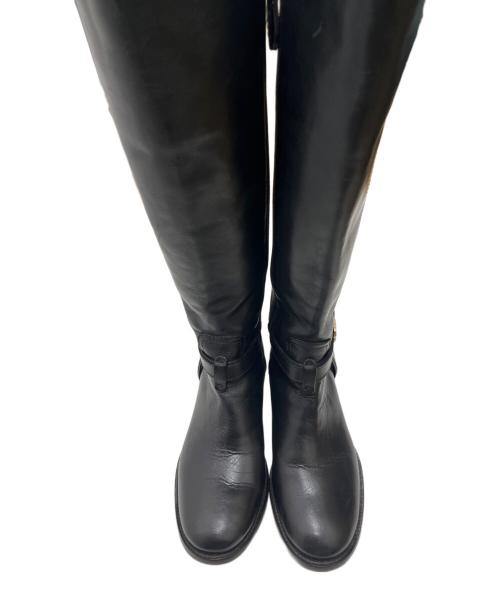 TORY BURCH（トリーバーチ）TORY BURCH (トリーバーチ) レザーロングブーツ ブラック サイズ:SIZE 6Mの古着・服飾アイテム
