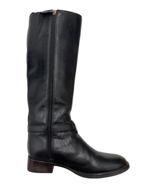 TORY BURCH（トリーバーチ）TORY BURCH (トリーバーチ) レザーロングブーツ ブラック サイズ:SIZE 6Mの古着・服飾アイテム