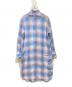 POLO RALPH LAUREN（ポロ・ラルフローレン）の古着「Plaid Linen Shirtdress」｜ブルー