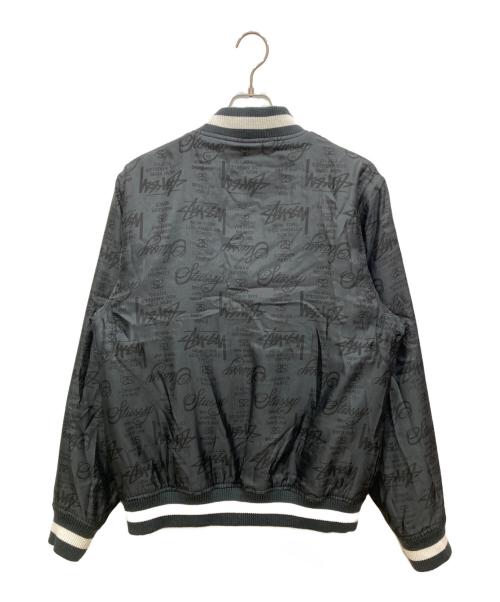 stussy（ステューシー）stussy (ステューシー) ワールドツアースタジャン グレー サイズ:SIZE Mの古着・服飾アイテム