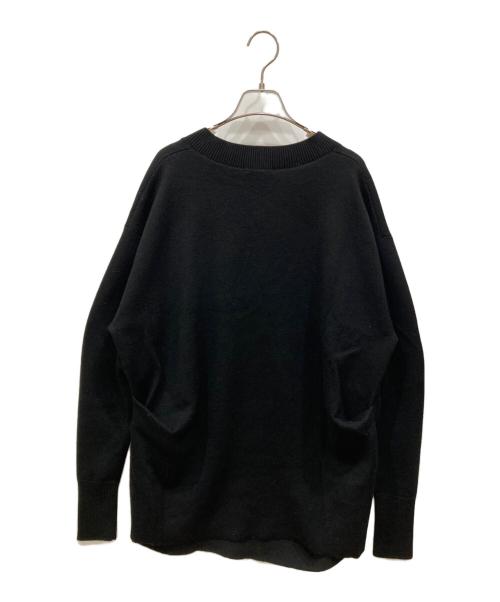 LE PHIL（ル フィル）LE PHIL (ル フィル) ルフィルタック＆ドレープニット ブラック サイズ:freeの古着・服飾アイテム