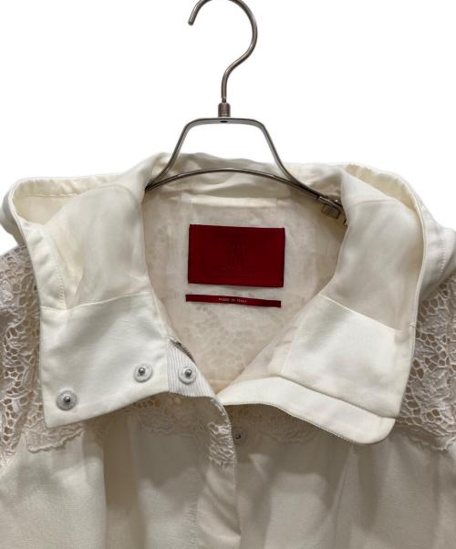 MONCLER（モンクレール）MONCLER (モンクレール) ガムルージュスプリングコート ホワイトの古着・服飾アイテム