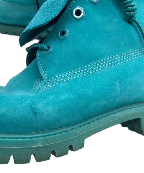 Timberland（ティンバーランド）Timberland (ティンバーランド) atmos (アトモス) 別注6INCH PREMIUM BOOT ブルー サイズ:SIZE 10.5Wの古着・服飾アイテム