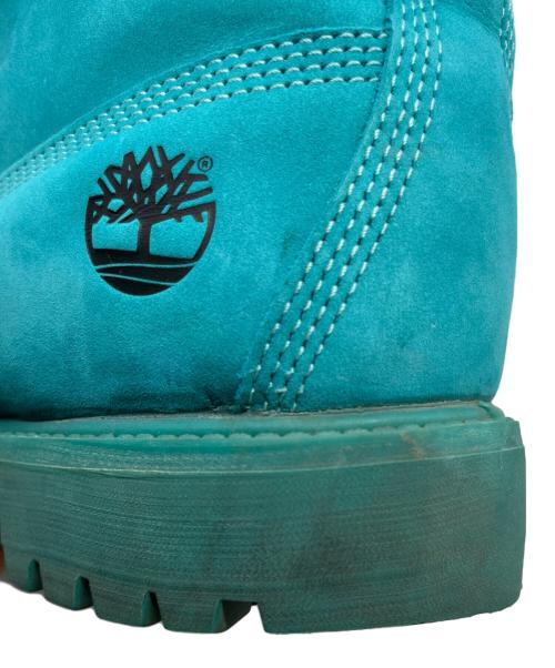 Timberland（ティンバーランド）Timberland (ティンバーランド) atmos (アトモス) 別注6INCH PREMIUM BOOT ブルー サイズ:SIZE 10.5Wの古着・服飾アイテム