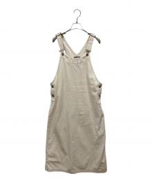 R.H.Vintage（ロンハーマン・ヴィンテージ）の古着「オーガニックコットン オーバー ジャンパースカート」｜アイボリー