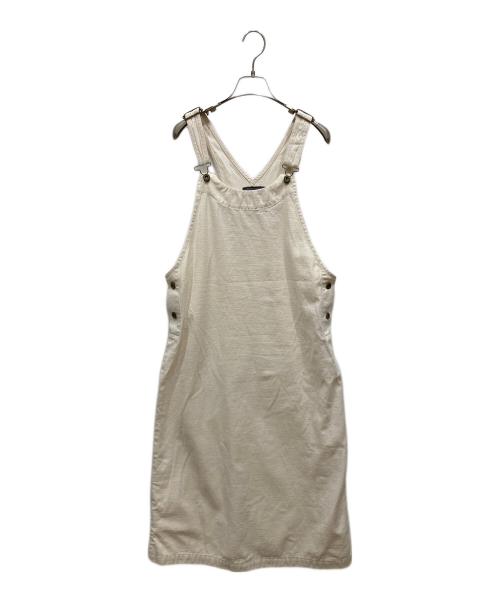 R.H.Vintage（ロンハーマン・ヴィンテージ）R.H.Vintage (ロンハーマン・ヴィンテージ) オーガニックコットン オーバー ジャンパースカート アイボリー サイズ:SIZE Sの古着・服飾アイテム