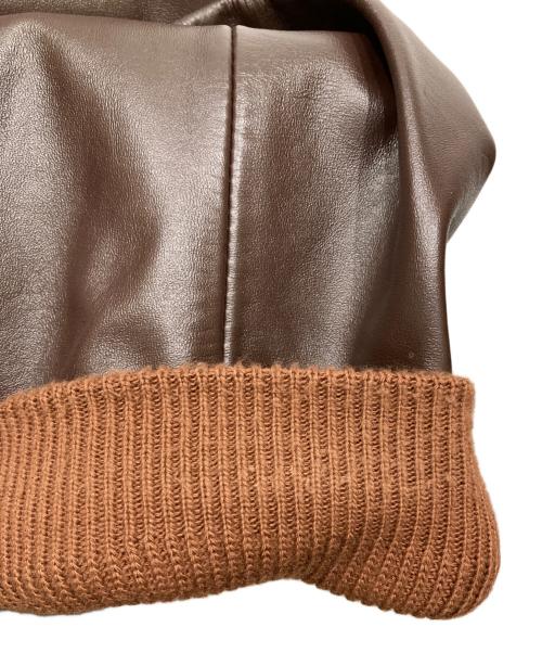 HOUSTON（ヒューストン）HOUSTON (ヒューストン) ホースハイドA-2レザージャケット ブラウン サイズ:SIZE 42Rの古着・服飾アイテム