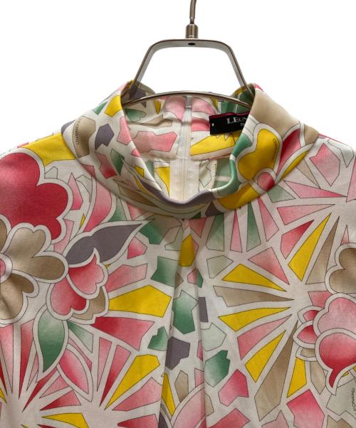 LEONARD（レオナール）LEONARD (レオナール) ノースリーブワンピース ピンク サイズ:SIZE 2の古着・服飾アイテム