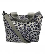 BRIEFINGブリーフィング）の古着「レオパードショルダーバッグ」｜グレー