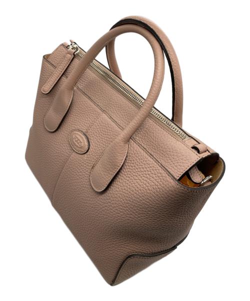 TOD'S（トッズ）TOD'S (トッズ) DI スモール 2way ハンドバッグ ピンクの古着・服飾アイテム