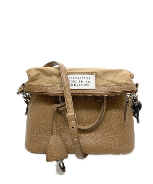 Maison Margiela（メゾンマルジェラ）Maison Margiela (メゾンマルジェラ) 5ACミニショルダーバッグ ダークベージュの古着・服飾アイテム