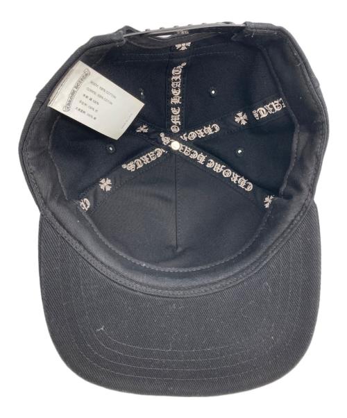 CHROME HEARTS（クロムハーツ）CHROME HEARTS (クロムハーツ) RS 3 クロス キャップ ブラックの古着・服飾アイテム