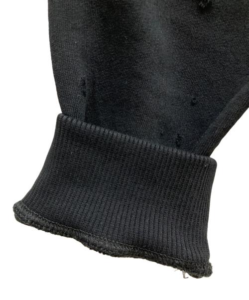 GIVENCHY（ジバンシィ）GIVENCHY (ジバンシィ) Destroyed Crewneck Sweatshirts ブラック サイズ:SIZE Mの古着・服飾アイテム