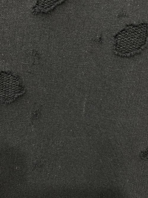 GIVENCHY（ジバンシィ）GIVENCHY (ジバンシィ) Destroyed Crewneck Sweatshirts ブラック サイズ:SIZE Mの古着・服飾アイテム