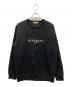GIVENCHY（ジバンシィ）の古着「Destroyed Crewneck Sweatshirts」｜ブラック
