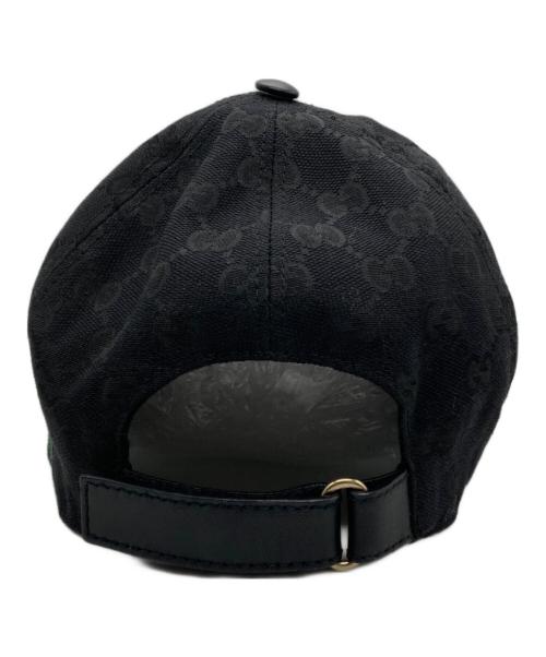 GUCCI（グッチ）GUCCI (グッチ) シェリーライン GGキャンバスベースボール ブラック サイズ:XLの古着・服飾アイテム