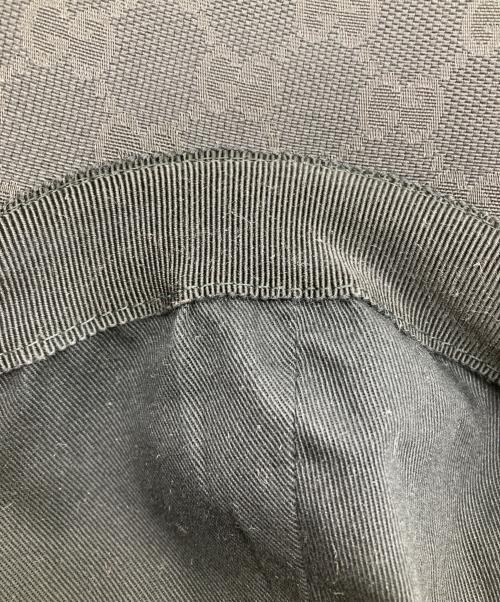 GUCCI（グッチ）GUCCI (グッチ) シェリーライン GGキャンバスベースボール ブラック サイズ:XLの古着・服飾アイテム