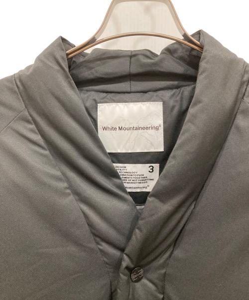 WHITE MOUNTAINEERING（ホワイトマウンテ二アニング）WHITE MOUNTAINEERING (ホワイトマウンテ二アニング) TAION (タイオン) TWILLED DOWN HANTEN JACKET ブラック サイズ:SIZE 3の古着・服飾アイテム