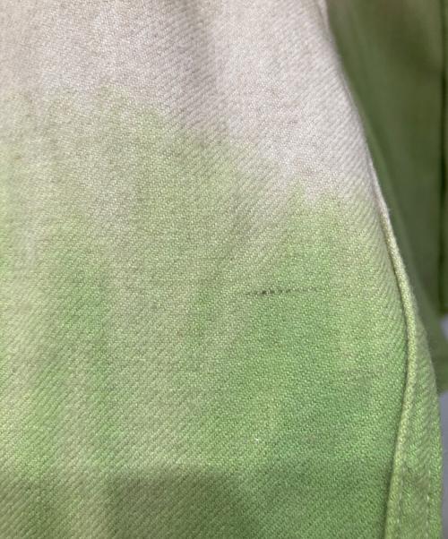 The Elder Statesman（エルダーステイツマン）The Elder Statesman (エルダーステイツマン) Ron Herman (ロンハーマン) 別注タイダイシャツ イエロー×グリーン サイズ:Ⅿの古着・服飾アイテム