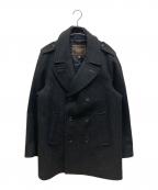 COACHコーチ）の古着「ウール混Pコート」｜ブラック