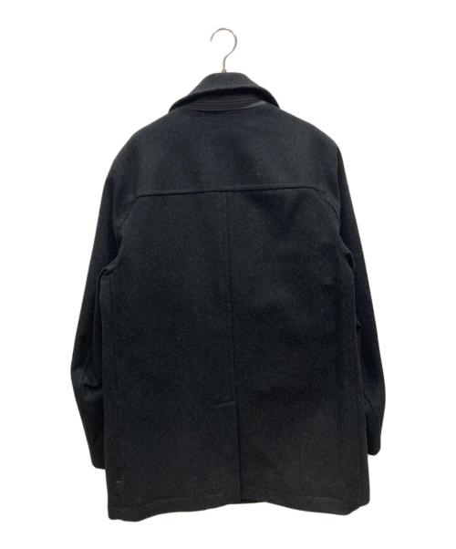 COACH（コーチ）COACH (コーチ) ウール混Pコート ブラック サイズ:SIZE XLの古着・服飾アイテム