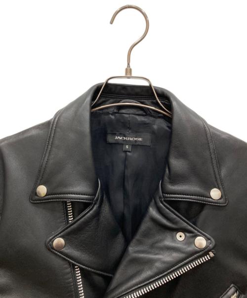 JACKROSE（ジャックローズ）JACKROSE (ジャックローズ) ダブルライダースジャケット ブラック サイズ:SIZE 5の古着・服飾アイテム