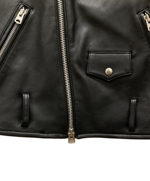 JACKROSE（ジャックローズ）JACKROSE (ジャックローズ) ダブルライダースジャケット ブラック サイズ:SIZE 5の古着・服飾アイテム