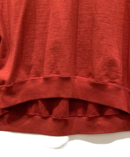 MARKWARE（マーカウェア）MARKWARE (マーカウェア) クルーネックスウェット　HUGE SWEAT ORGANIC COTTON HEAVY FLEECE レッド サイズ:SIZE 2の古着・服飾アイテム
