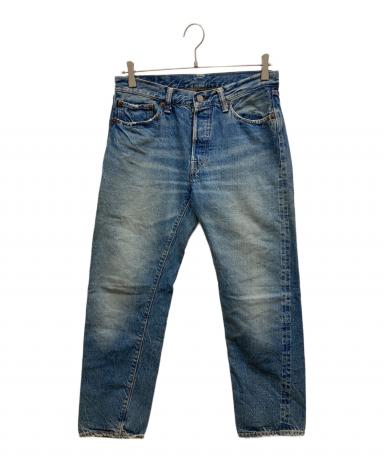 【極上色落ち】ウエアハウス セルビッチ テーパード デニムパンツ W32表記 中古・古着通販】WAREHOUSE (ウエアハウス) Begin別注 セルビッチ