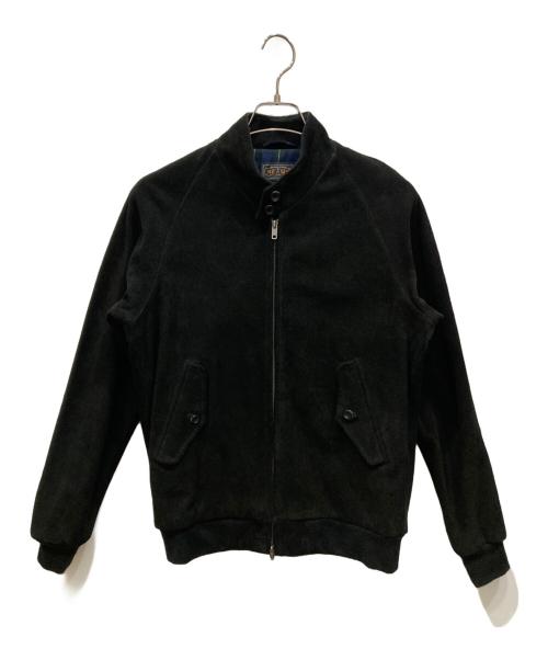 BEAMS PLUS（ビームスプラス）BEAMS PLUS (ビームスプラス) スウェード ハリントン ジャケット ブラック サイズ:SIZE Sの古着・服飾アイテム